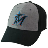 Miami Marlins Essential 2Tone Cap Official MLB Adjustable Baseball Hat